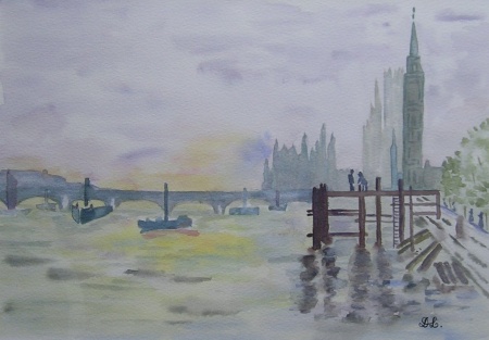Brume sur Londres